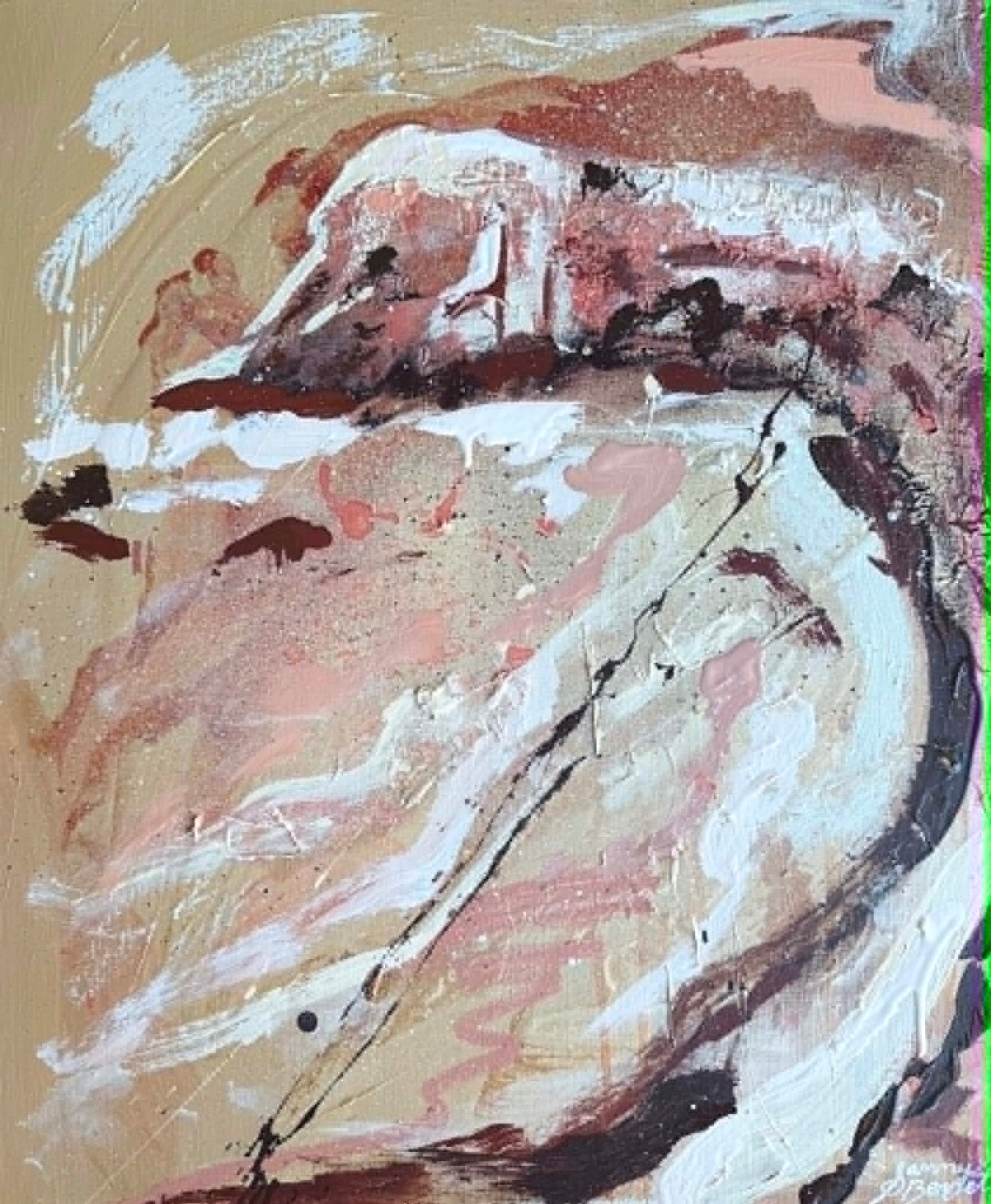 Sandy Boulders Print