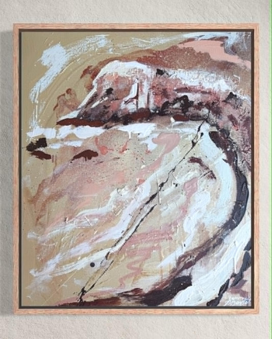 Sandy Boulders Print